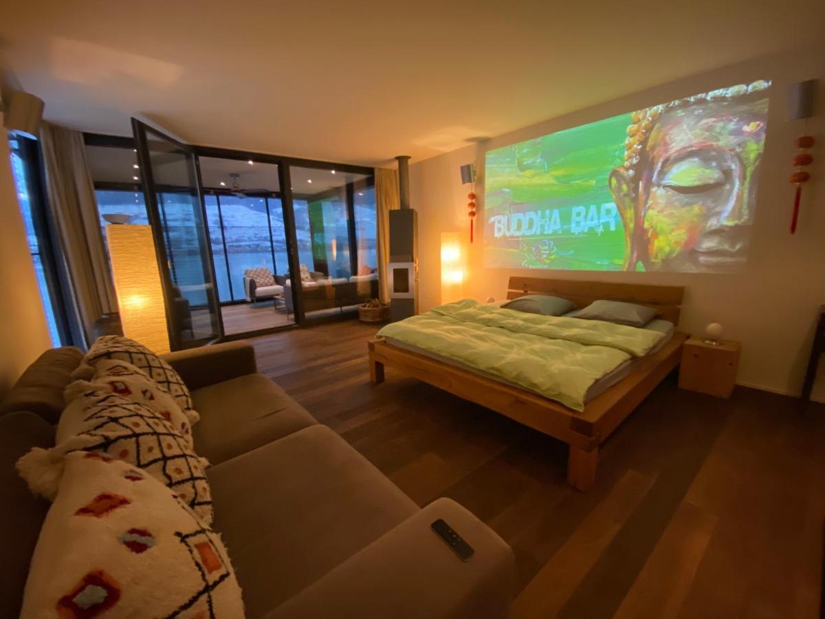 Luxury Loft On Top Of Villa Wilen With Tremendous Views By The Lake Sarnen Exterior photo