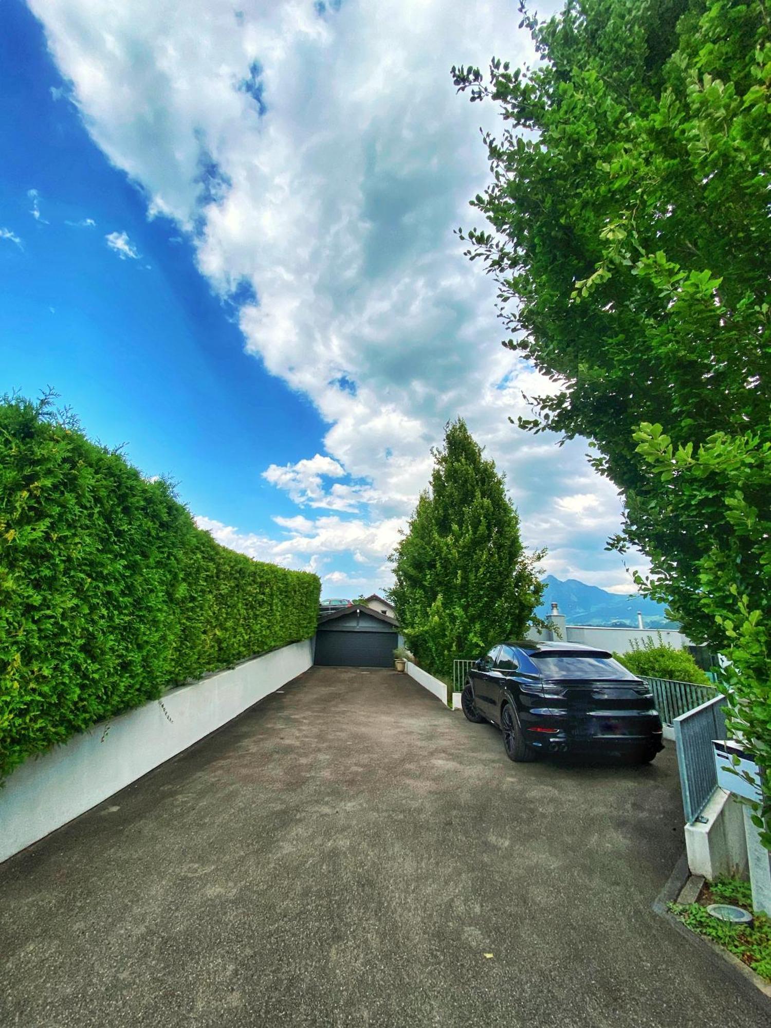 Luxury Loft On Top Of Villa Wilen With Tremendous Views By The Lake Sarnen Exterior photo