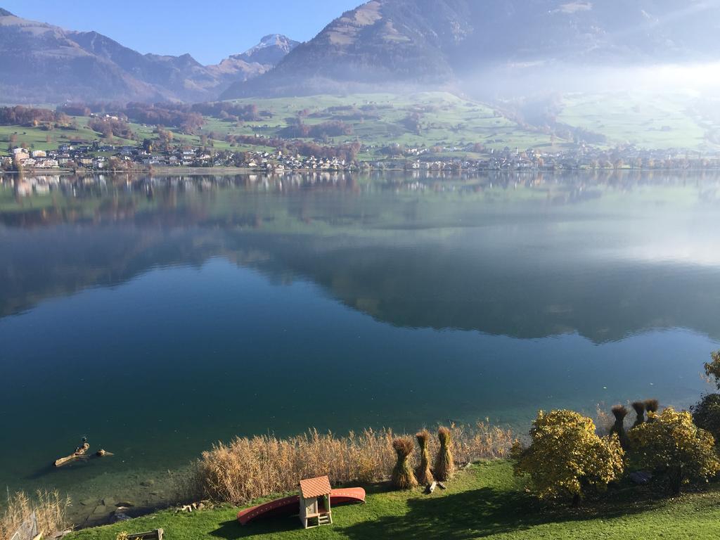 Luxury Loft On Top Of Villa Wilen With Tremendous Views By The Lake Sarnen Exterior photo